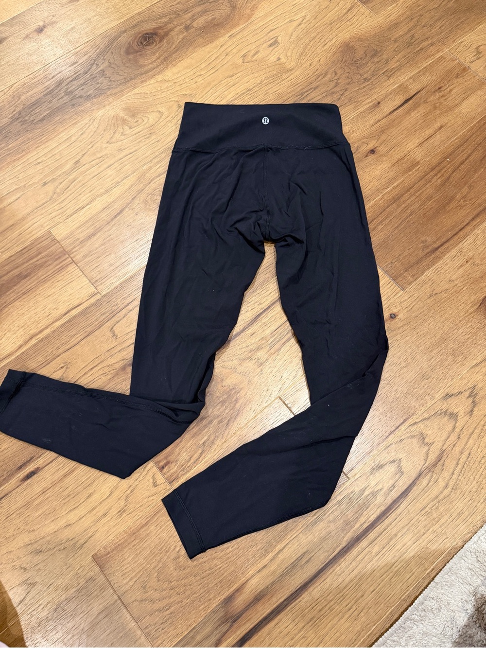 lululemon athletica Black High-Rise Leggings with Logo